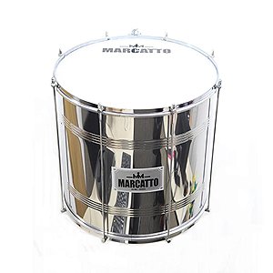 Surdo Marcatto Médio 30 cm x 14" Inox