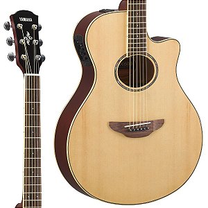 Violão Yamaha APX600 NT Aço Flat Elétrico Natural