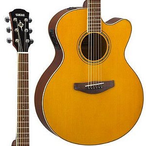 Violao Yamaha CPX600 NT Jumbo Eletrico Natural