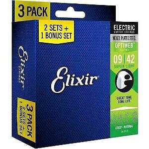 Kit Encord Elixir Guitarra 009-042 Super Light Optiweb