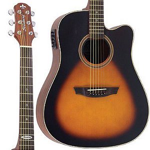 Violão Strinberg SD-200C HBS Folk Elétrico Honeyburst Fosco