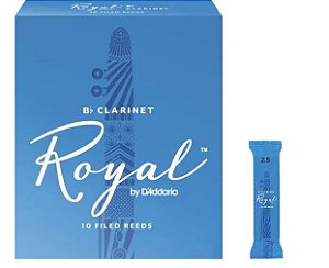 Palheta Rico Royal Clarineta 2.5 RCB1225 UNID