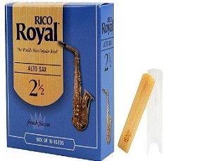 Palheta Rico Royal Sax Alto 2.5 RJB1025 UNID