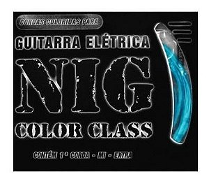 Encordoamento Nig Guitarra 010 N-1643 Azul