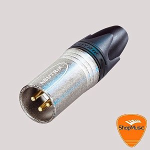 Conector XLR Neutrik Macho Linha NC3MXX Loja Shopmusic