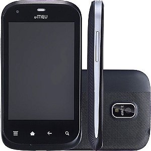 Smartphone MEU AN200 Desbloqueado Dual Chip Preto/Cinza - Android 2.3, Câmera de 3MP, Wi-fi, Bluetooth, MP3, Rádio FM