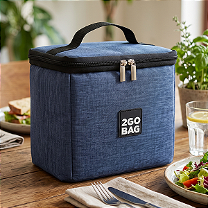 Bolsa Térmica 2go Bag Mini Navy com Capacidade para 4,3 Litros