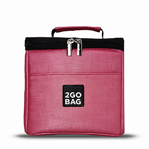 Bolsa Térmica 2go Bag Mini Pink com Capacidade para 4,3 Litros