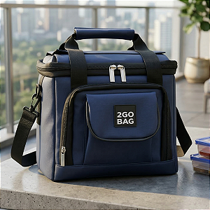 Bolsa Térmica 2go Bag Mid Sport Navy com Capacidade para 6,6 Litros