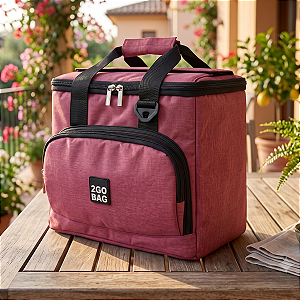 Bolsa Térmica 2go Bag Mid Paprica com Capacidade para 6,6 Litros