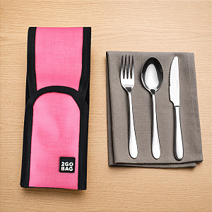 Porta Talher 2go Bag - Pink