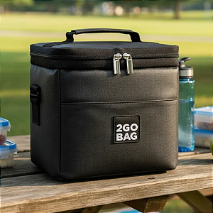 Bolsa Térmica 2go Bag Mini Chumbo com Capacidade para 4,3 Litros