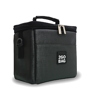 Bolsa Térmica 2go Bag Mini Chumbo com Capacidade para 4,3 Litros