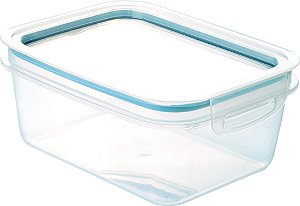 Pote com Travas Plasútil 1300ml Transparente