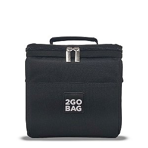 Bolsa Térmica 2go Bag Mini Black com Capacidade para 4,3 Litros
