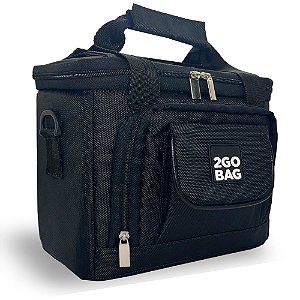 Bolsa Térmica 2gobag Mid Sport Black com Capacidade para 6,6 Litros