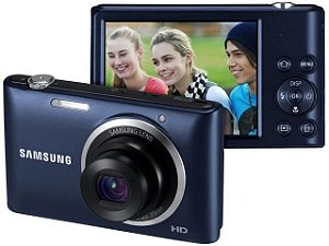 Câmera Digital Samsung ST72 16.2MP Tela 3" - Zoom Óptico 5x Filma em HD Foto Panorâmica