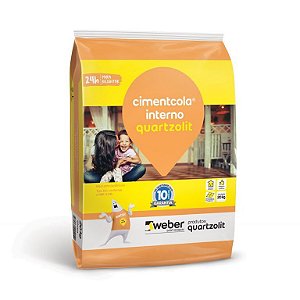 Argamassa Cimentcola Quartzolit AC-I Interna 20kg