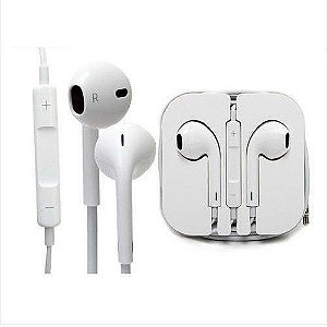 FONE DE OUVIDO P2 C/ MICROFONE ORIGINAL P/ IPHONE 5/5S/5C