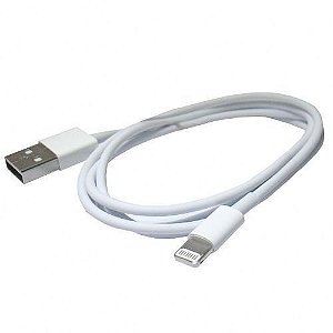 CABO DE DADOS USB 2.0 P/ IPHONE 5/5S/5C COR BRANCO