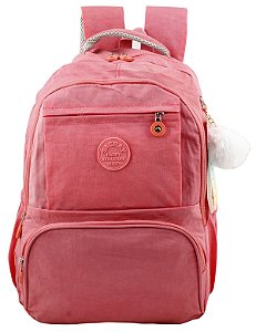 Mochila Feminina Casual Sacray Rosa Claro