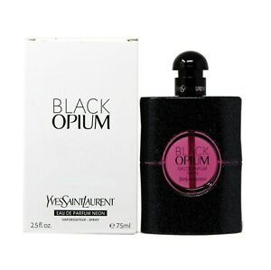 YVESAINTLAURENT	OPIUM BLACK NEON 	TESTER	75ML EAU DE PARFUM FEMININO