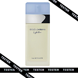 TESTER DOLCE & GABBANA LIGHT BLUE FEMININO EAU DE TOILETTE 100ML
