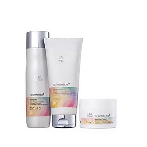 WELLA Color Motion Salon Trio - Shampoo + Condicionador + Máscara	"Shampoo 250ml/ Cond. 200ml  Máscara 150ml"
