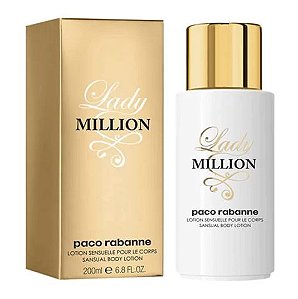 PACO RABANNE	LADY MILLION LOTION FEMININO CREME