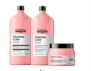 Kit L'Oréal Professionnel Serie Expert Vitamino Color Salon Trio (3 Produtos)