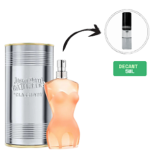 (DECANT) JEAN PAUL GAULTIER CLASSIC  EAU DE TOILETTE FEMININO 5ML
