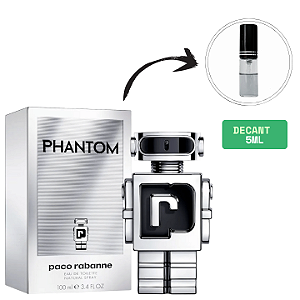 (DECANT) PACO RABANNE PHANTOM EAU DE TOILETTE MASCULINO 5ML
