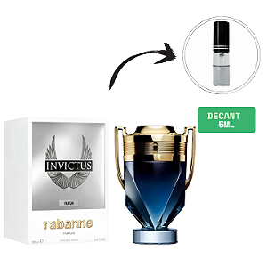 (DECANT) PACO RABANNE INVICTUS PARFUM MASCULINO 5ML