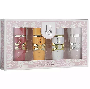 KIT 4 PERFUMES LATTAFA YARA EDP 25 ML