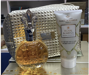 MARINA DE BOURBON PERFUME ROYAL DIAMOND 100ML + HIDRATANTE + NECESSAIRE EAU DE PARFUM