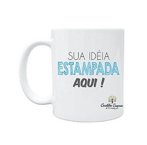 CANECA BRANCA PARA PERSONALIZAR - 50 UNIDADES