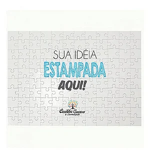 QUEBRA CABEÇA 120 PEÇAS PARA PERSONALIZAR