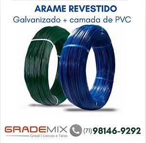 Arame revestido de PVC AZUL Salvador - Bahia (71) 98146-9292