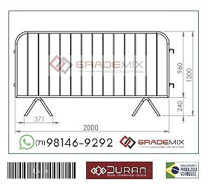 GRADE ISOLAMENTO EVENTOS SALVADOR BAHIA | Whats (71) 98146-9292