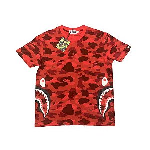 Camiseta Bape Shark Red - ENCOMENDA