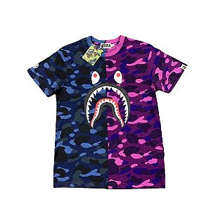 Camiseta Bape Shark Purple Blue - ENCOMENDA