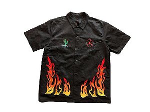 Camisa TRAVIS SCOTT 'Jack Boys' Flame Preta - ENCOMENDA