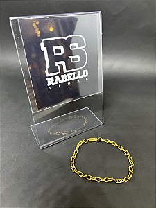 Pulseira Dourada Banhada 'fecho Gaveta' - Pronta Entrega