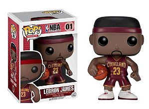 FUNKO POP NBA - LEBRON JAMES 'Cavaliers' #01 - ENCOMENDA