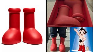 Tênis MSCHF Big Red Boot 'AstroBoy' - Encomenda