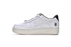 Tênis ABathing Ape BapeSta White Black - Encomenda