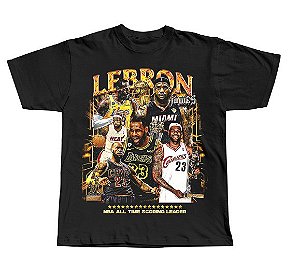 Camiseta Lebron James Scoring  Vintage Tee - Encomenda