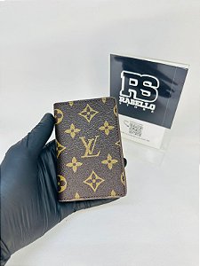 Carteira Louis Vuitton Logo Brown Slim - Pronta Entrega