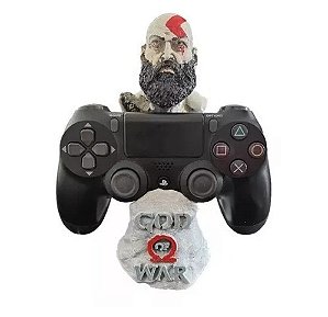 Boneco Suporte Para Controle Kratos God Of War De Resina - Pronta Entrega