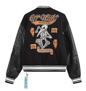 Jaqueta Off-White Varsity Between black - Encomenda